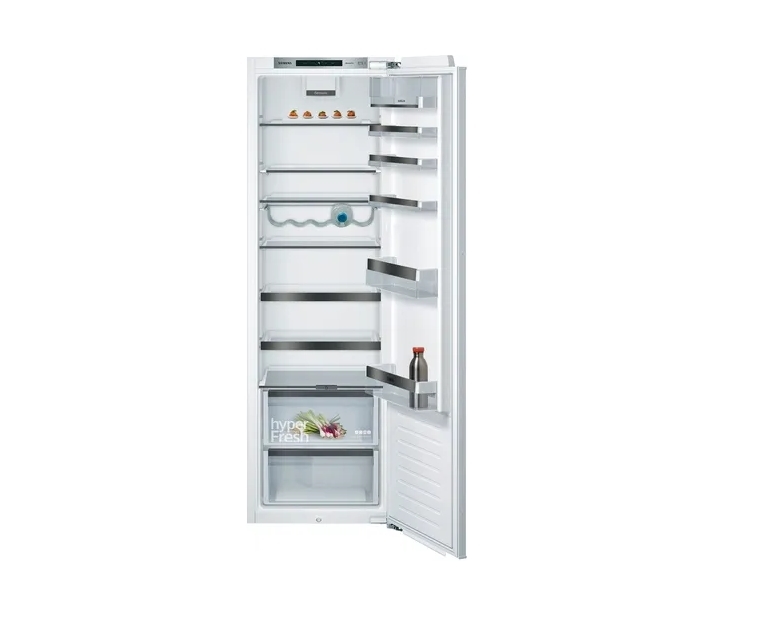 Integrerbart køleskab 177.5 x 56 cm fladhængsel med dæmpet lukning (soft close) - Siemens iQ500 - KI81RSOE0